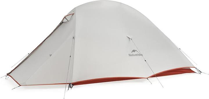 Actual product image Naturehike Namiot cloud up 2 pro 20d cnk2350ws020-light grey-red (Awning, 2 persons)