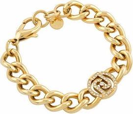 Liu Jo Liu.Jo - Distinctive gold-plated bracelet with Brilliant LJ1623 crystals (L)