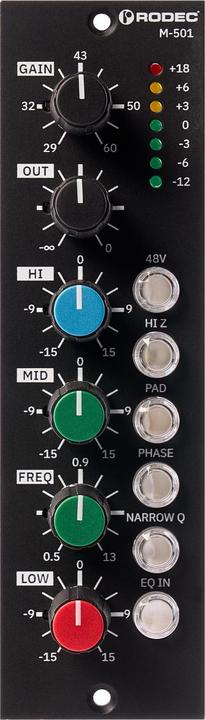 Immagine prodotto Rodec M-501 Discrete Mic Pre / EQ
