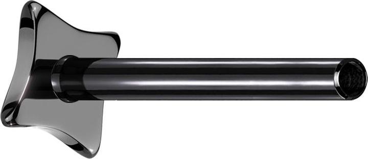 Produktbild Star Piercing Micro Threadless Labret-Stab Quadrat konkav schwarz (ohne Messing, Titan G23)