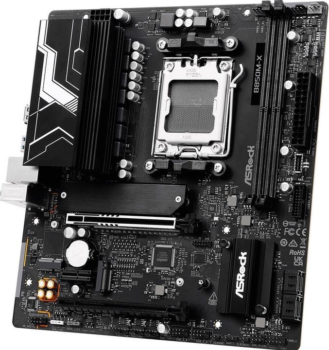 Produktbild AsRock B850M-X R2.0 AM5 mATX HDMI/DP DDR5 (AM5, AMD B850, mATX)