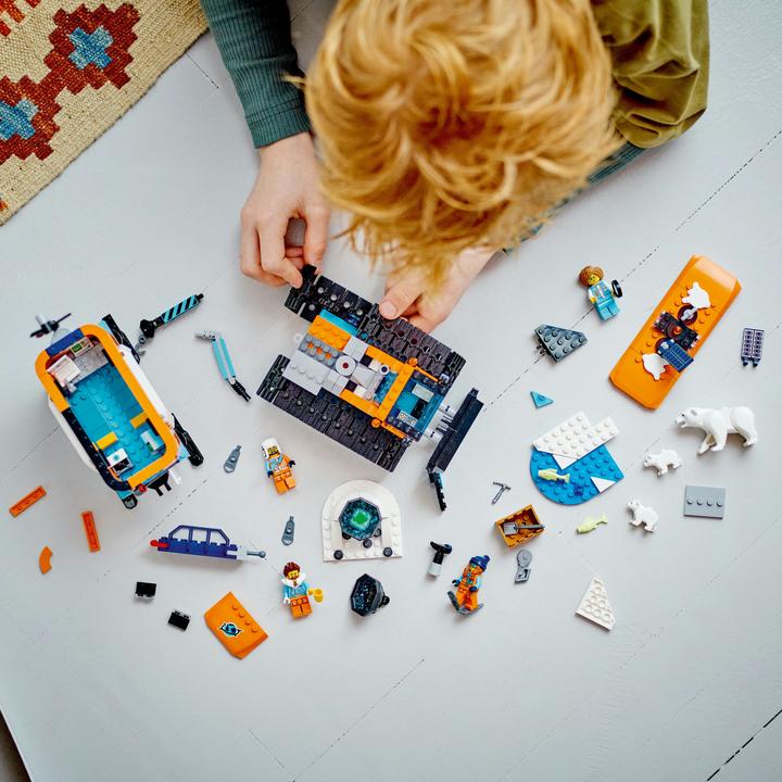 Produktbild LEGO City Arktis-Schneepflug mit mobilem Labor (60378, LEGO City)