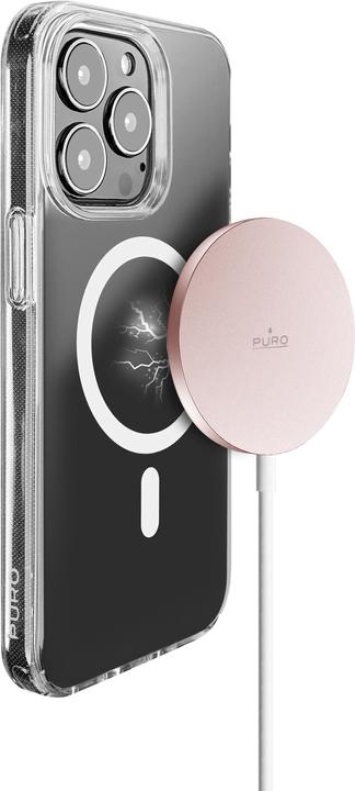 Immagine prodotto Puro Cavo di ricarica magnetico USB-C Magsafe - Ładowarka bezprzewodowa indukcyjna 15W (różowy) (15 W)