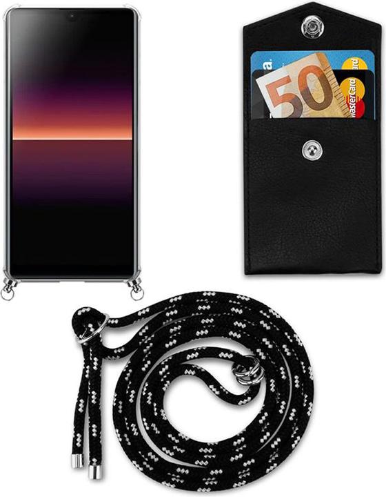 Produktbild Cadorabo TPU Handy Kette SILBER Cover
