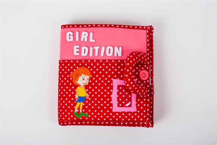 Actual product image Piqipi Quiet Book Cloth Book Girl Edition (Multilingual)