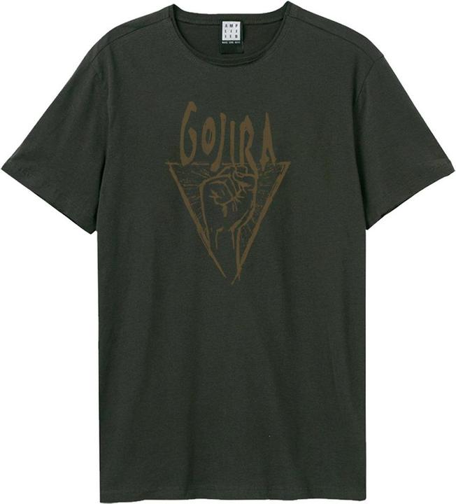 Actual product image Amplified Unisex Adult Power Glove Gojira T-Shirt (L)