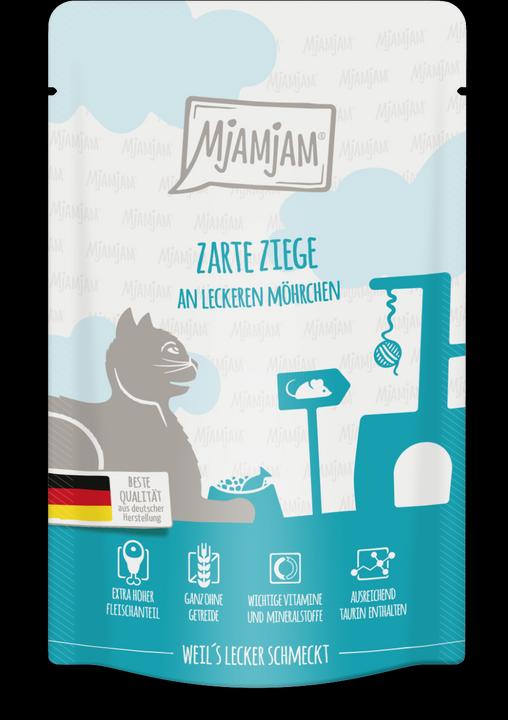 Actual product image Mjamjam Tender goat on tasty carrots (Adult, 12 pcs., 125 g)