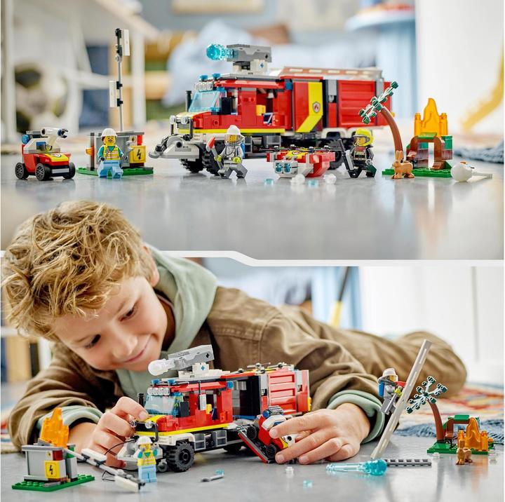 Immagine prodotto LEGO Veicolo di comando dei vigili del fuoco (60374, LEGO City)