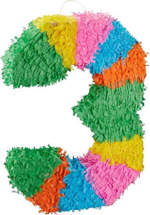 Relaxdays Pinata Chiffre numéro anniversaire