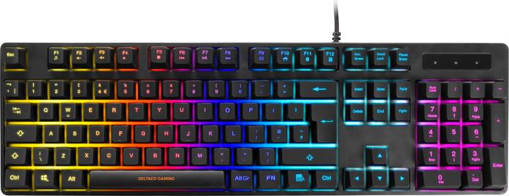 Actual product image Deltaco GAMING DK310 Mechanical keyboard, red switches, RGB, UK layout (DE, Cable)