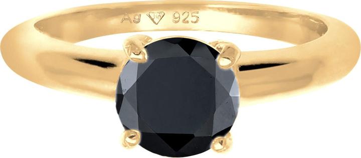Image du produit Elli Bague Solitaire Classique Zirconia 925 Argent Sterling (54, Argent 925)