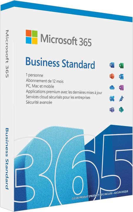 Image du produit Microsoft 365 Business Standard PKC, version complète, italien (5 Utilisateur, 12 mois)