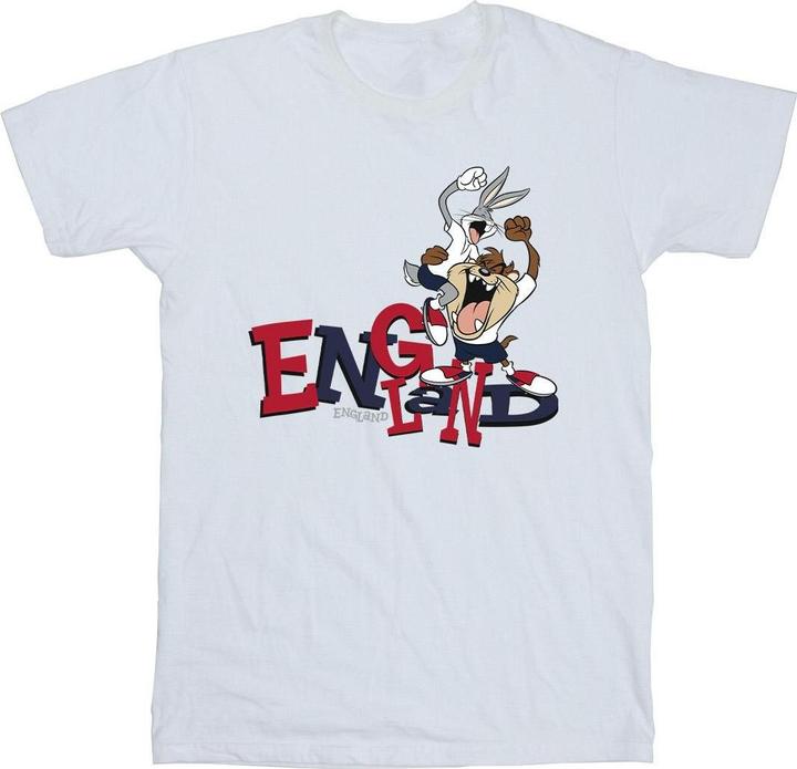 Looney Tunes Bugs & Taz England TShirt (L)