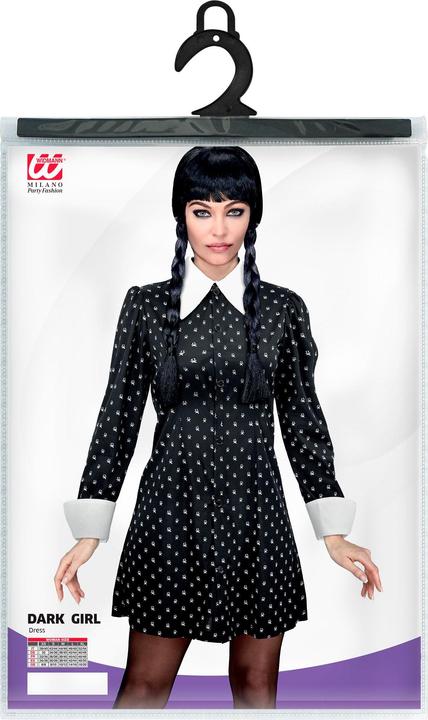 Immagine prodotto Widmann Famiglia Adams Mercoledì costume da donna in bianco e nero (L)