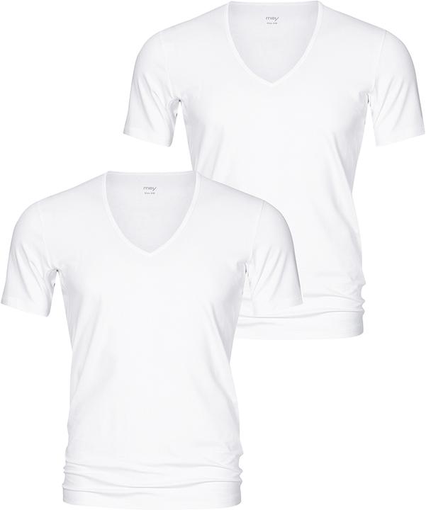 Produktbild Mey 2er Pack Dry Cotton T-Shirt mit V-Ausschnitt (4XL)