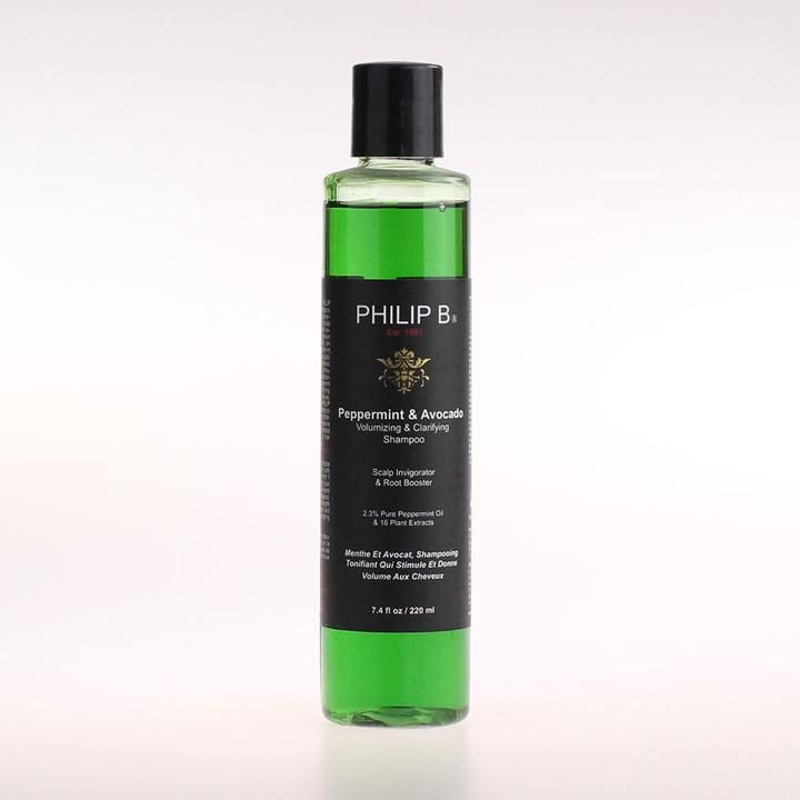 Produktbild Philip B. Peppermint & Avocado - Volumizing & Clarifying Shampoo (220 ml, Flüssiges Shampoo)