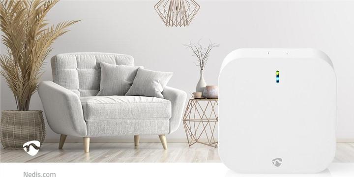 Image du produit Nedis Passerelle Zigbee | 50 appareils | Alimentation secteur | Android™ / IOS | Blanc