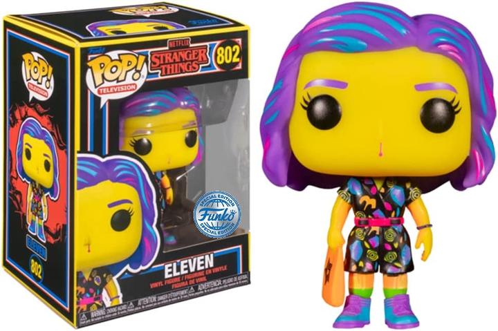 Produktbild Funko POP Stranger Things Eleven in Mall Outfit Black Light Exclusive