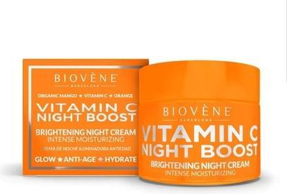 Biovène Biovene Vitamin C Night Boost Moisturizing Night Face Cream 50Ml (Körpercreme, 50 ml)