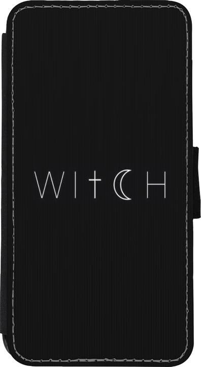 Produktbild PhoneLook Hülle Wallet schwarz Halloween 22 witch word (Apple iPhone XS Max)
