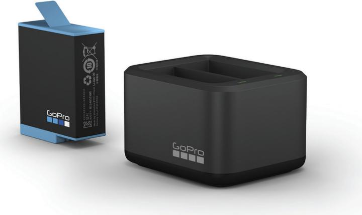 Immagine prodotto GoPro Doppio caricabatterie con 1 x batteria di riserva (Eroe 9, Eroe 10)