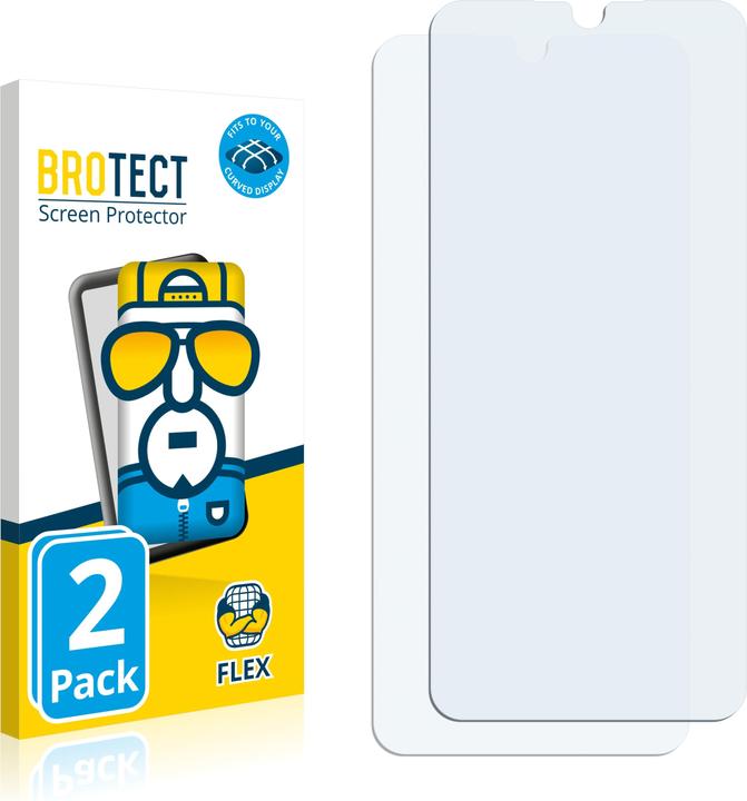 Produktbild BROTECT Full-Cover Displayschutz (2 Stück, Xiaomi Redmi 10C)