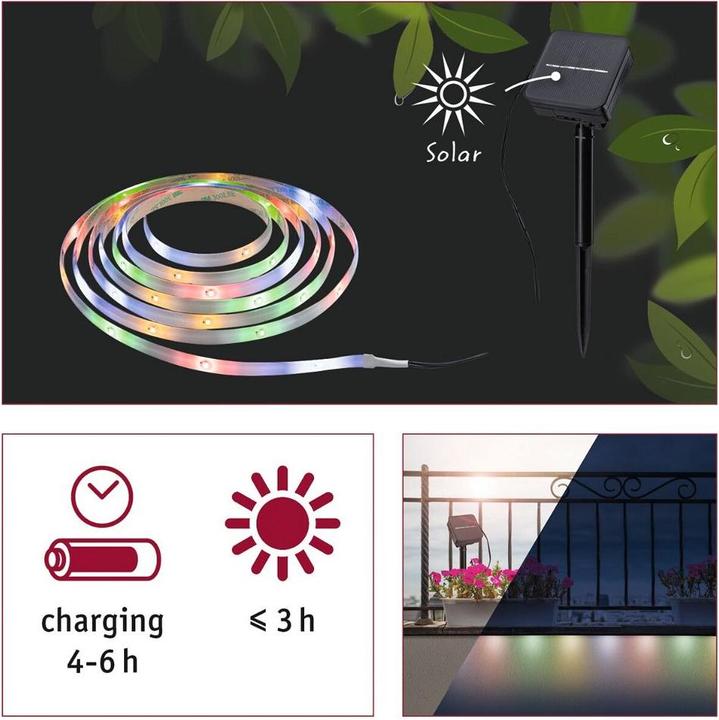 Produktbild Paulmann Solar Stripe (Mehrfarbig, 300 cm, Indoor)