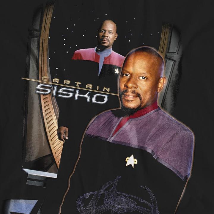 Actual product image Unisex Adult Captain Sisko T-Shirt (M)