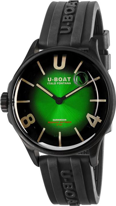 Image du produit U-Boat 9503 Darkmoon Green PVD Soleil Montre homme 40mm 5ATM (Montre analogique, 40 mm)