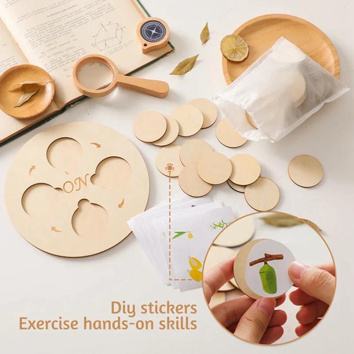 Immagine prodotto Activity Board Giocattolo di legno per neonati Animale del ciclo di vita Cognition Tavola di legno Giocattolo per