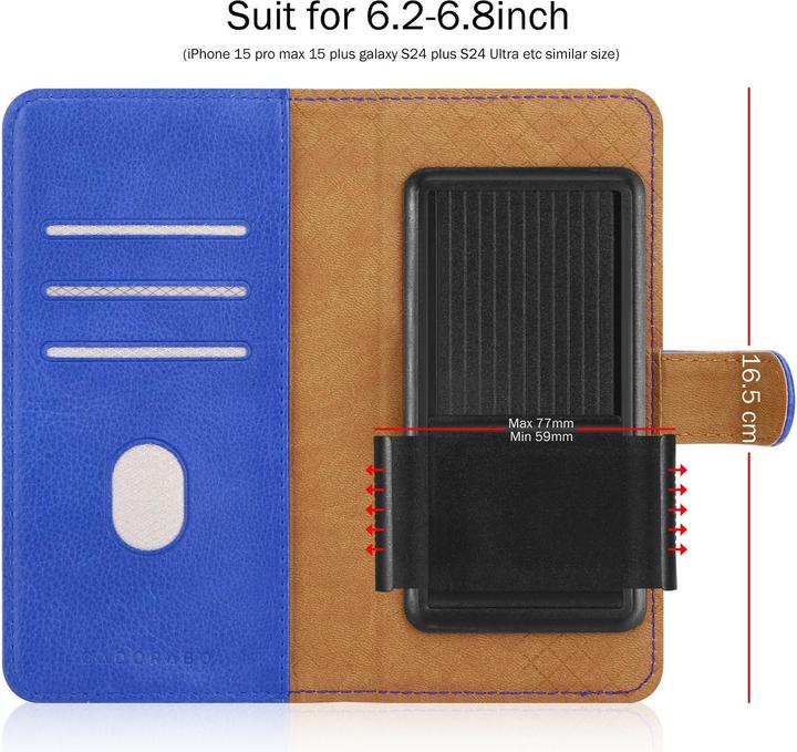 Actual product image Cadorabo Hülle für Xiaomi Redmi note 13 pro 4G Book Case Style (Xiaomi Redmi Note 13 Pro 4G)