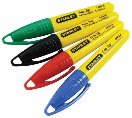 Actual product image Stanley Permanent marker (Black, Yellow, 72 x)