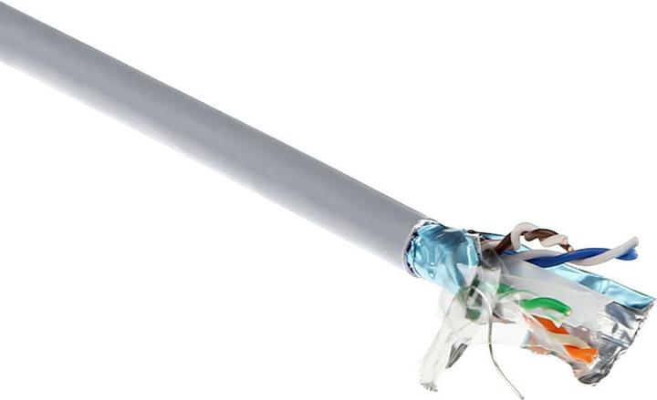 Cavo a coppie intrecciate solido CAT6A F/UTP, PVC, AWG 23, CPR: B2ca, 500 m CAT6A F/UTP AWG23 SOLID (F/UTP, CAT6a, 500 m)