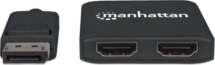 Image du produit Manhattan DisplayPort vers un hub diviseur HDMI à 2 ports avec MST