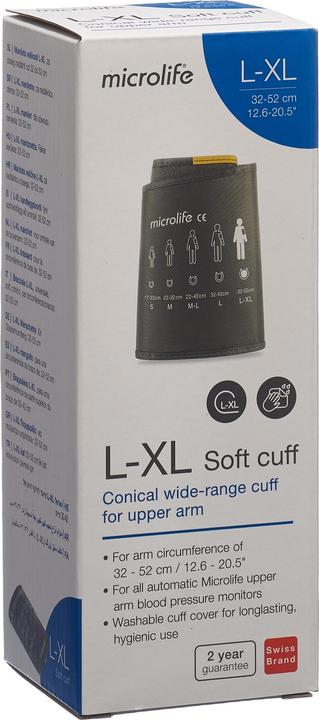 Actual product image Microlife Manschette Oberarm L-XL 32-52cm anthrazit