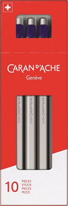 Caran d'Ache Stylo à bille 825 (Bleu, 10 x)