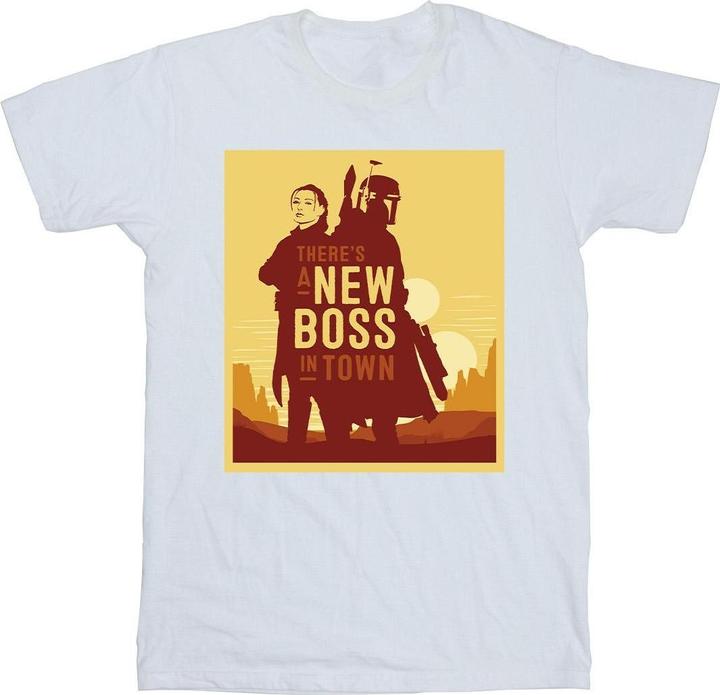Produktbild Star Wars The Book Of Boba Fett New Boss Sun Silhouette TShirt (S)