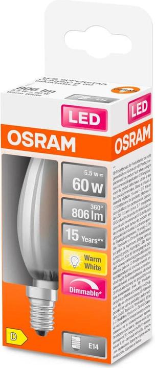 Produktbild Osram Superstar Classic (E14, 5.50 W, 806 lm, 1 x, D)