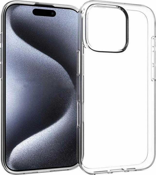 Cover-Discount iPhone 16 Pro - Silikon Gummi Case transparent (Apple iPhone 16 Pro)