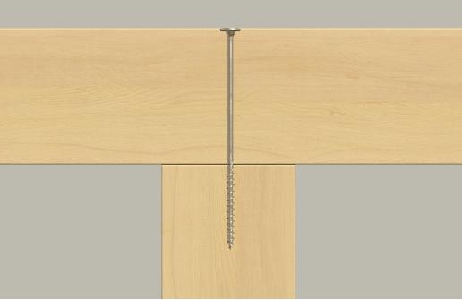 Image du produit Fischer Vis à bois à tête fraisée étagée Power-Fast II 8x400 mm TG TX40 vz. (50 Vis par pièce)