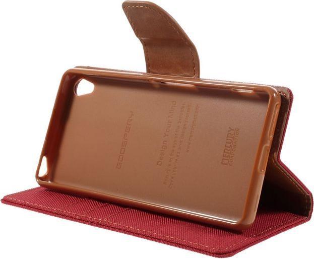 Actual product image Goospery Canvas Diary Series (Sony Xperia XA)