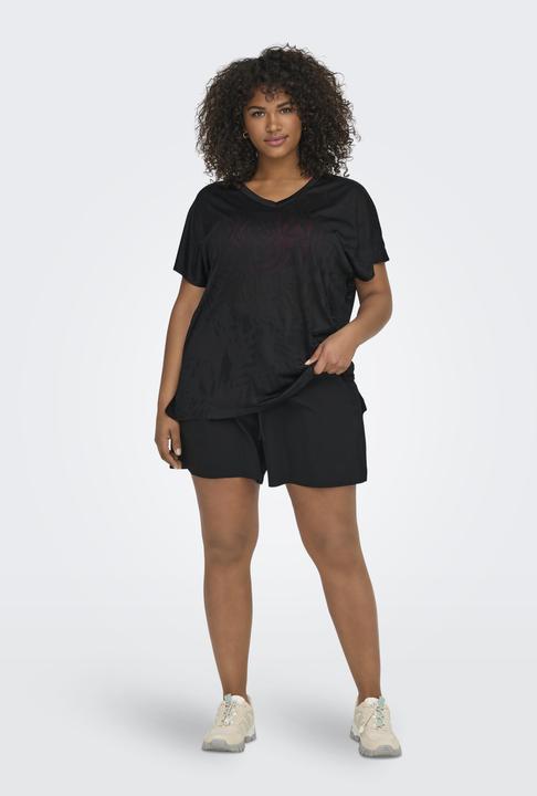 Produktbild Only Play Locker geschnitten V-Ausschnitt Curve Fledermaus-Ärmel T-Shirt Top (40)