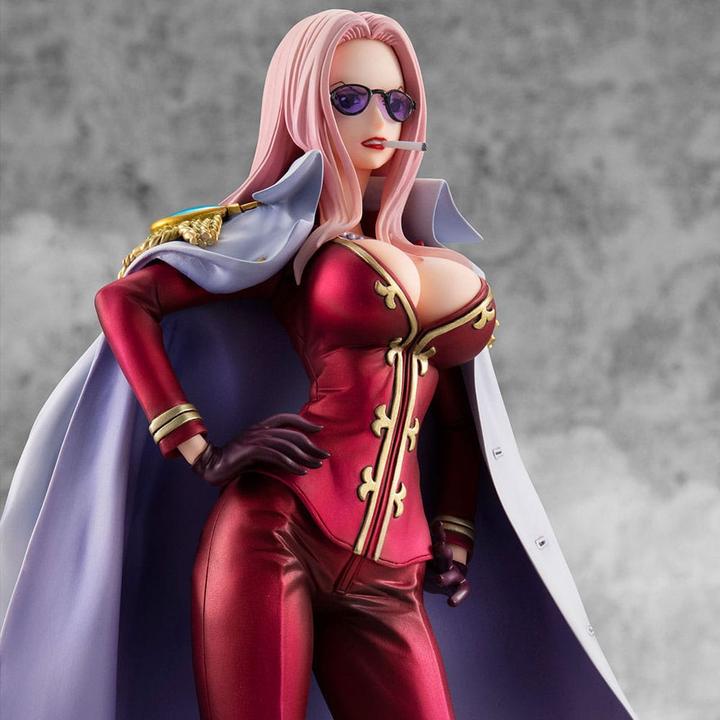 Actual product image Megahouse One Piece statuette PVC P.O.P. Black Cage Hina Limited Edition 23 cm