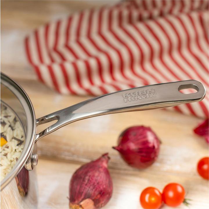 Produktbild Kuhn Rikon ALLROUND PLUS Stielkasserolle (18 cm, Stielkasserolle, Edelstahl)
