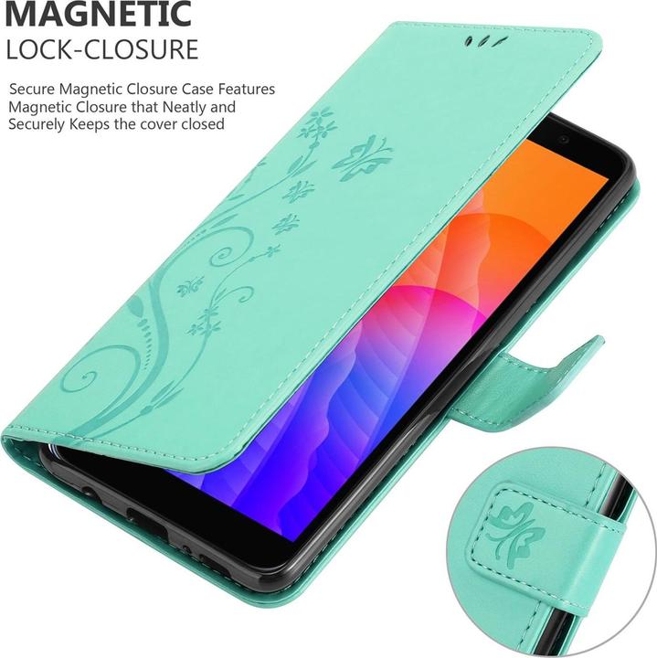 Immagine prodotto Cadorabo Copertina del libro di fiori (Huawei Y5p)