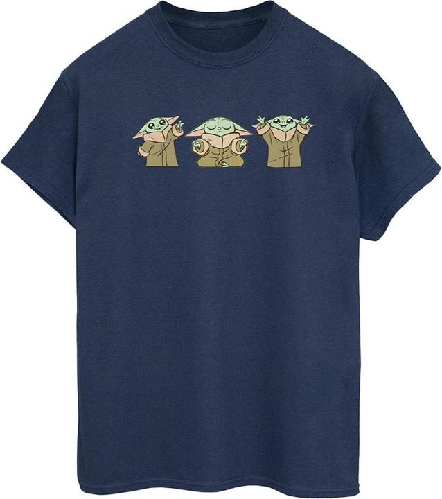 Image du produit Star Wars - T-shirt THE MANDALORIAN GROGU POSES - Femme (XL)
