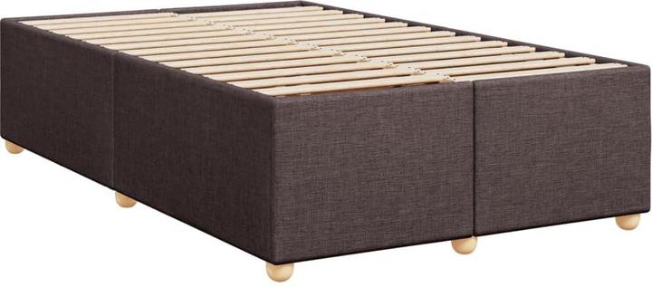 Immagine prodotto VidaXL Letto a molle Letto imbottito Letto con materasso in tessuto marrone scuro 120x190cm (120 x 190 cm)