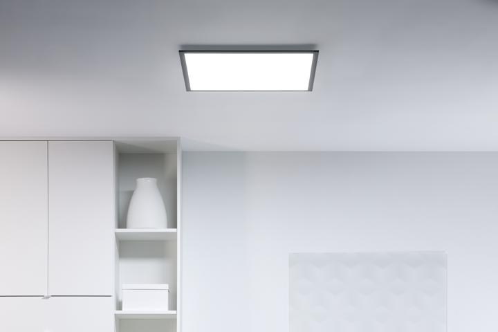 Actual product image WiZ Panel Ceiling SQ 36W Black 27-65K TW (3400 lm)