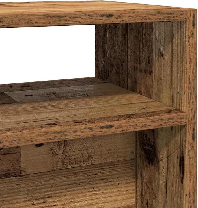 Immagine prodotto VidaXL Konsolentisch Altholz-Optik 105x30x80 cm Holzwerkstoff Sofatisch (105 x 30 x 80 cm)
