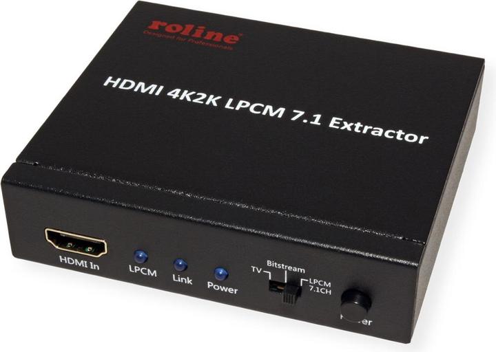 Image du produit Roline Extracteur audio HDMI 4K2K LPCM 7.1